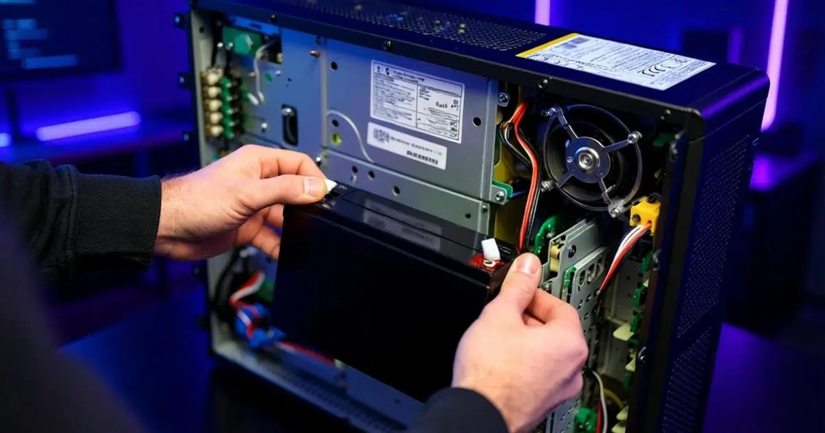 تعویض به موقع باتری یو پی اس