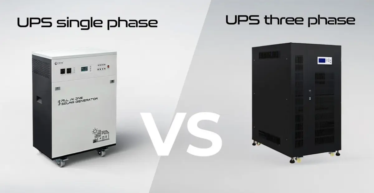 تفاوت‌های کلیدی یو پی اس تک فاز و سه فاز